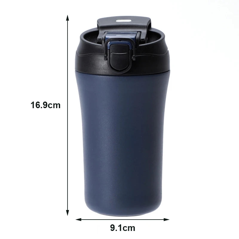 Stainless Steel Coffee Thermos Mug Portable Tea Tumbler Cups Leak Proof Car Vacuum Flasks Outdoor Travel Thermal Water Bottle