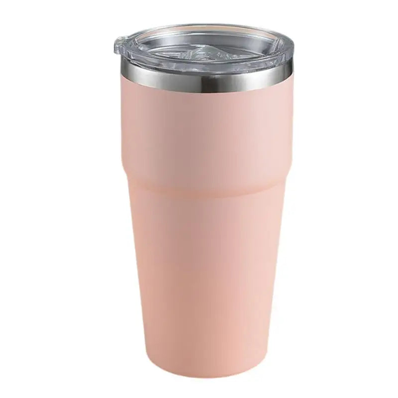 Vacuum Insulated Cup 20oz Travel Mug With Lid Travel Mug Insulated Mug Thermal Cup Stainless Steel Coffee Cup For Outdoor Gym