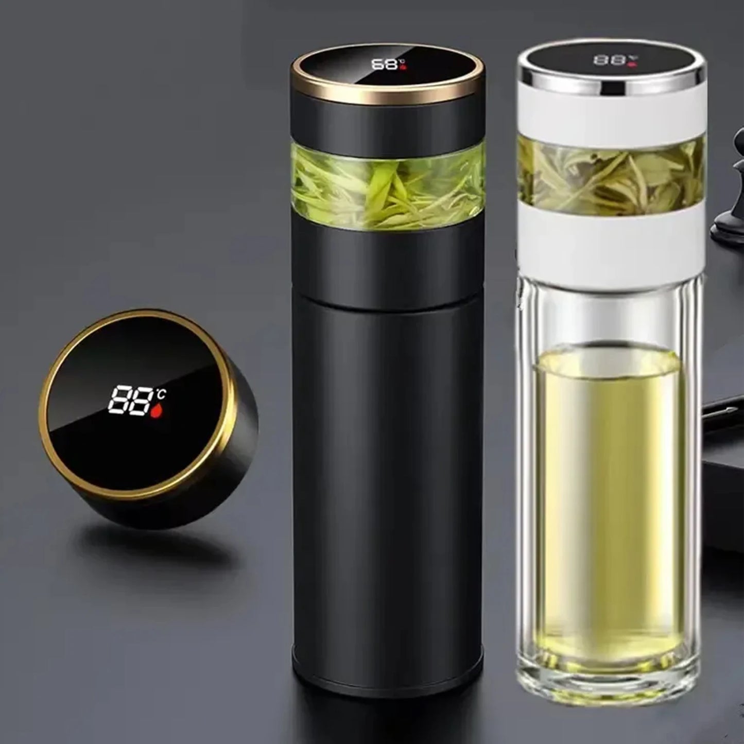 350ml Tea Infuser With Temperature LED Display